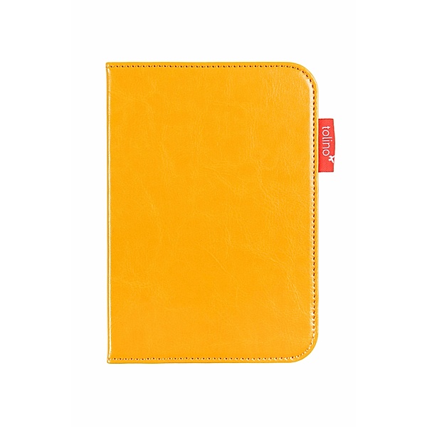 tolino shine 2 HD, Schutztasche in Lederoptik (Farbe:gelb)