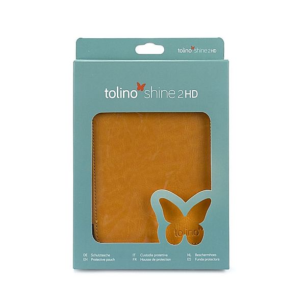 tolino shine 2 HD Slim Tasche Orange/Coral