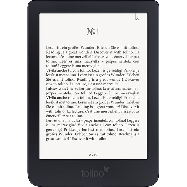 tolino shine 3 eBook Reader portofrei bei Weltbild.de