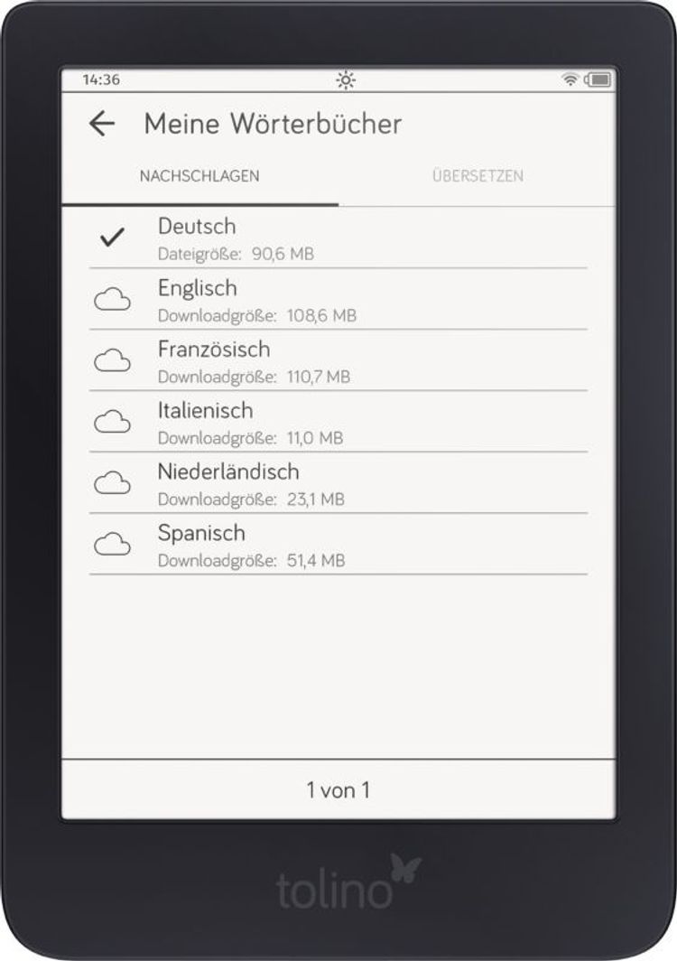 tolino shine 3 eBook Reader portofrei bei Weltbild.de