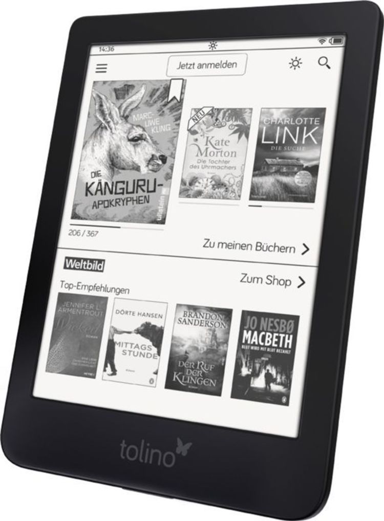 tolino shine 3 eBook-Reader jetzt bei Weltbild.at bestellen