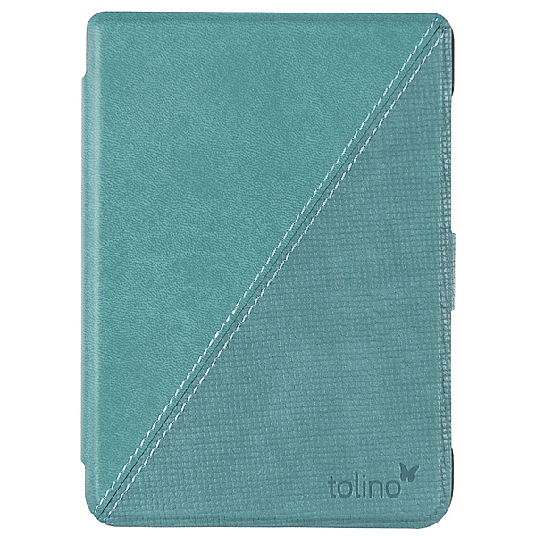 tolino shine 4, Schutztasche in Lederoptik (Farbe:grün)