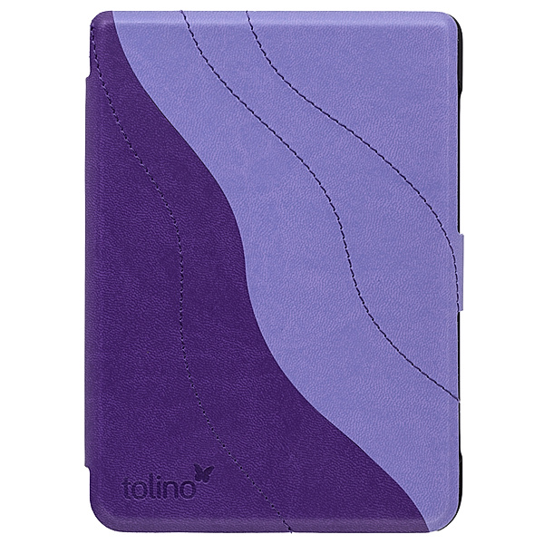 tolino shine 4, Schutztasche in Lederoptik (Farbe:purple)