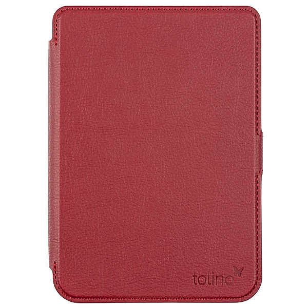 tolino shine/shine color, Schutztasche in Lederoptik (Farbe:rot)