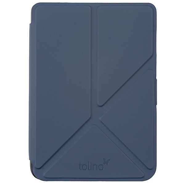 tolino shine/shine color, Schutztasche mit Origami Standfunktion (Farbe:blau)