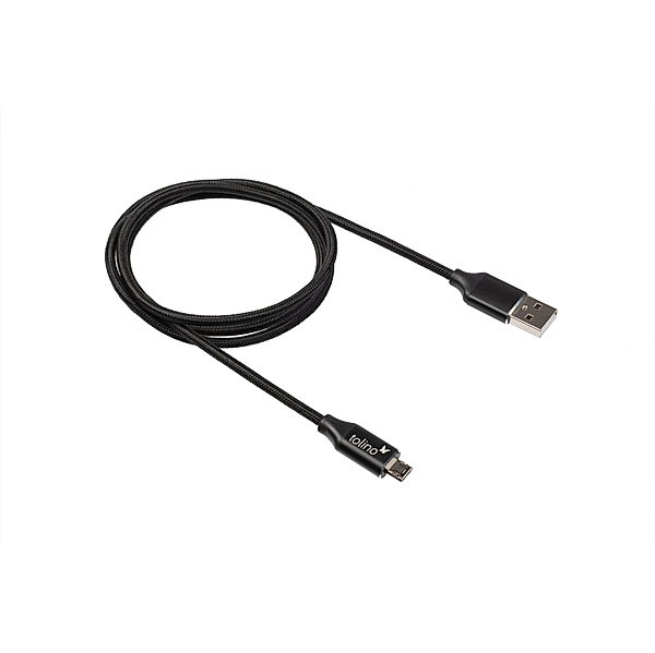 tolino, USB Kabel schwarz (beidseitig nutzbar)