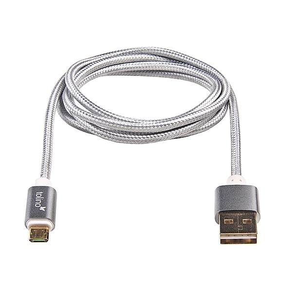 tolino, USB Kabel silber (beidseitig nutzbar)