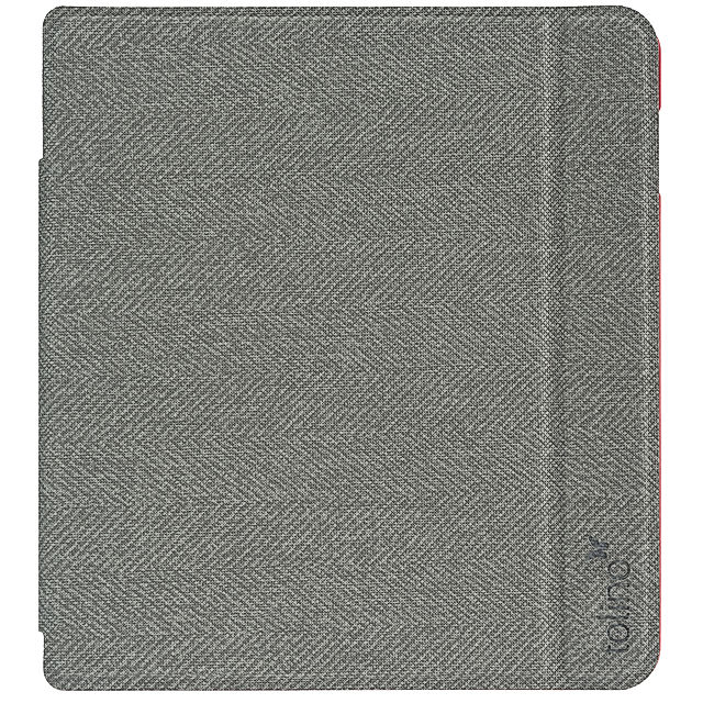 tolino vision 5, Schutztasche in Stoffoptik Farbe:grau rot | Weltbild.de