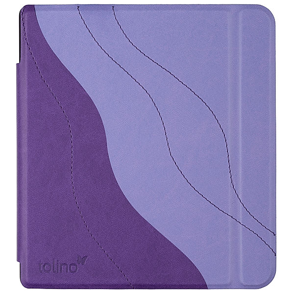 tolino vision 6, Schutztasche in Lederoptik (Farbe:purple)