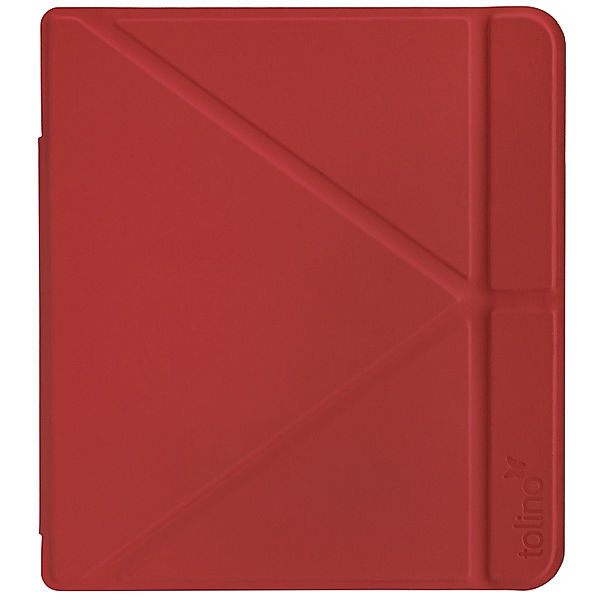 tolino vision 6, Schutztasche mit Origami Standfunktion (Farbe:rot)