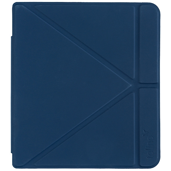 tolino vision 6, Schutztasche mit Origami Standfunktion (Farbe:blau)