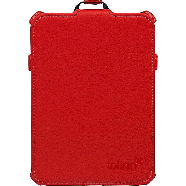 tolino vision, Schutztasche mit Standfunktion (Farbe: rot)