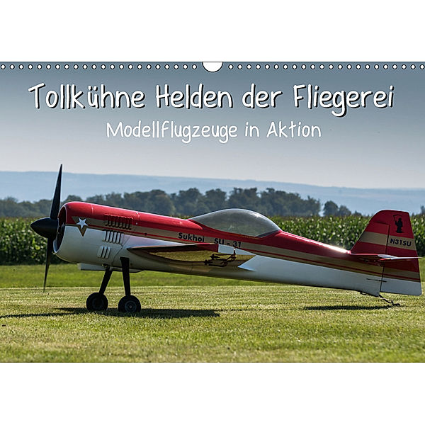 Tollkühne Helden der Fliegerei - Modellflugzeuge in Aktion (Wandkalender 2019 DIN A3 quer), Sonja Tessen