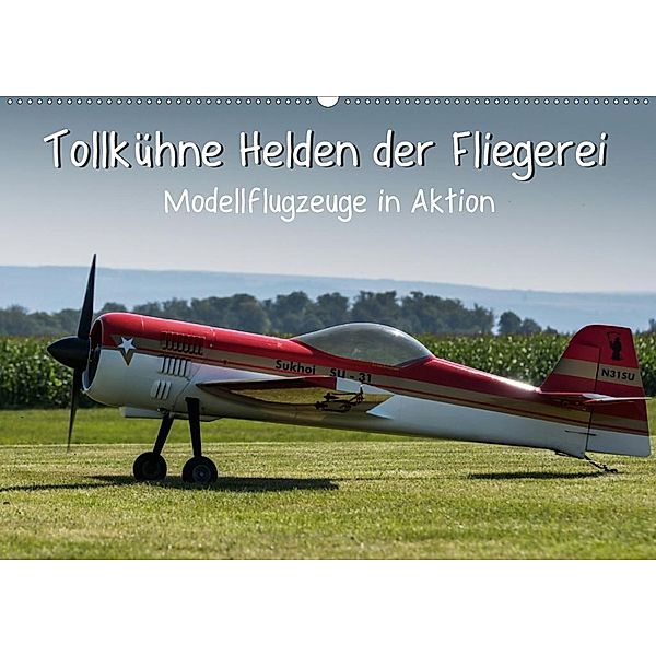 Tollkühne Helden der Fliegerei - Modellflugzeuge in Aktion (Wandkalender 2020 DIN A2 quer), Sonja Teßen