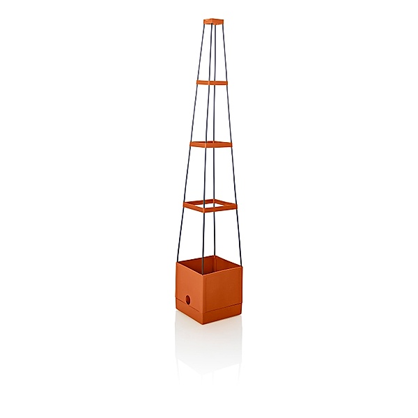 Tomaten-Tower, mit eckiger Rankhilfe, 25x25x125 cm