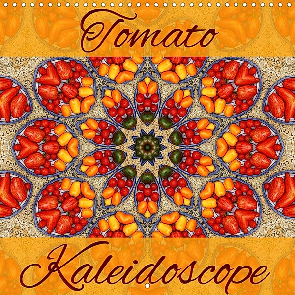 Tomato Kaleidoscope (Wall Calendar 2022 300 × 300 mm Square), Martina Cross