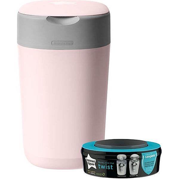 Tommee Tippee Windeleimer Twist & Click Sangenic, rosa