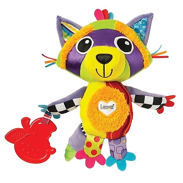 Tomy TOMY L27566 Lamaze Clip & Go Waldi der Waschbär