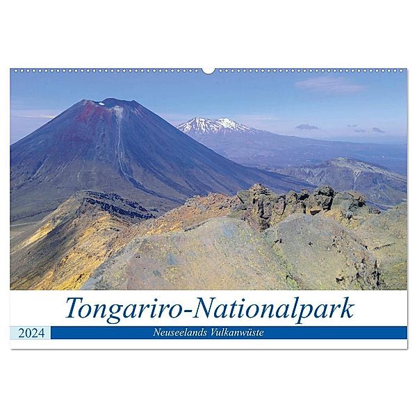 Tongariro-Nationalpark (Wandkalender 2024 DIN A2 quer), CALVENDO Monatskalender, Che-Tatanka Photography Media design and Digital Art