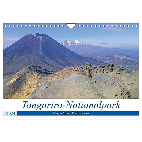 Tongariro-Nationalpark (Wandkalender 2024 DIN A4 quer), CALVENDO Monatskalender, Che-Tatanka Photography Media design and Digital Art