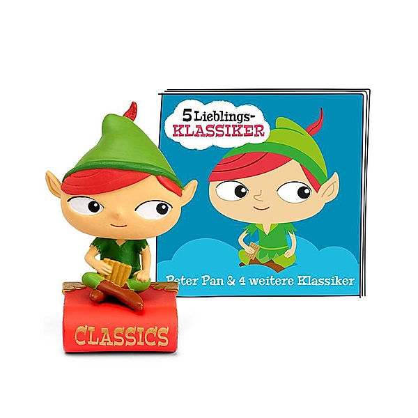 tonies® Tonie: 5 Lieblings–Klassiker: Peter Pan und 4 weitere Klassiker