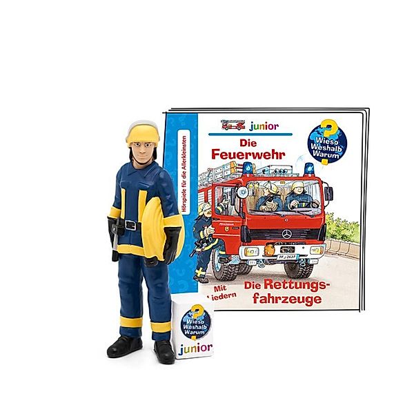 tonies® Toniefigur -  Wieso Weshalb Warum Junior, Die Feuerwehr/Die Rettungsfahrzeuge