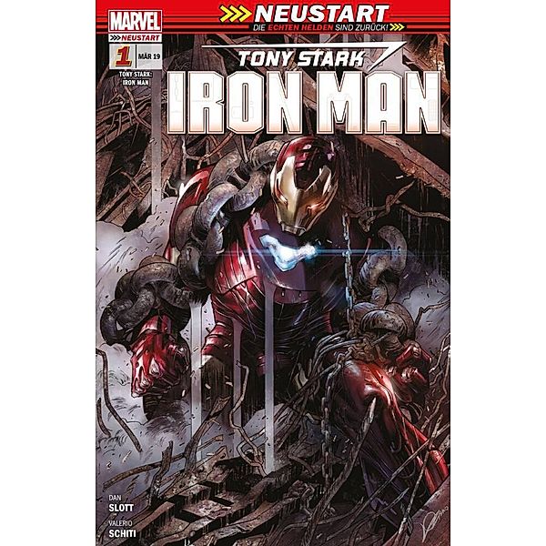 Tony Stark Iron Man - Neustart, Die Rückkehr einer Legende.Bd.1, Dan Slott, Valerio Schiti, Max Dunbar