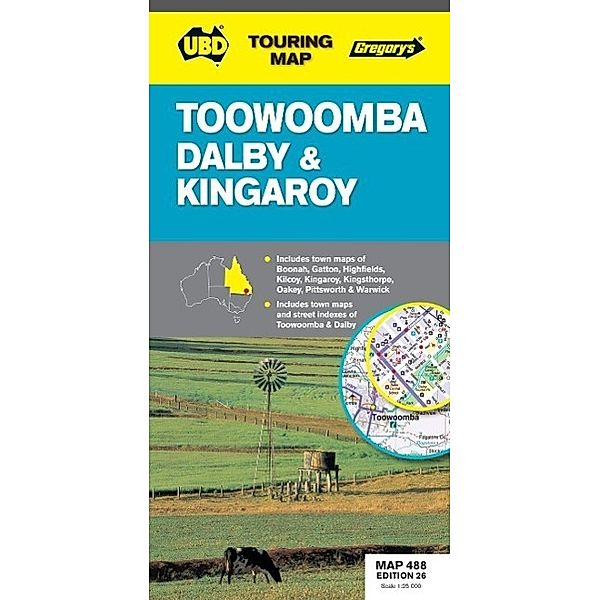 Toowoomba / Dalby / Kingaroy   1 : 25 000