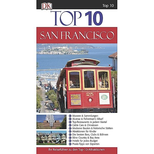 Top 10 San Francisco, m. 1 Karte, Jeffrey Kennedy