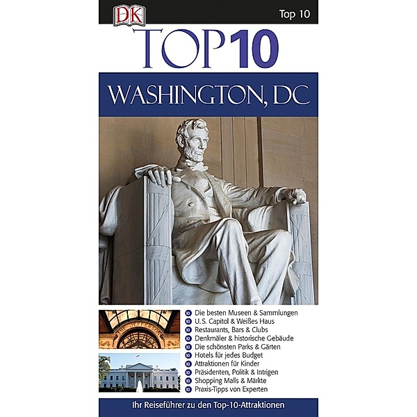 Top 10 Washington DC, m. 1 Karte, Ron Burke, Susan Burke