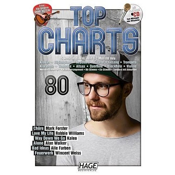 Top Charts, m. Audio-CD + Midifiles, USB-Stick