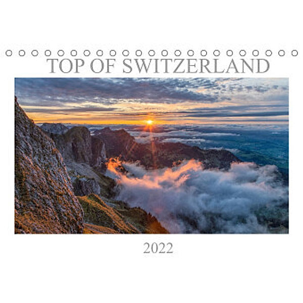 Top of Switzerland Tischkalender 2022 DIN A5 quer - Kalender bestellen