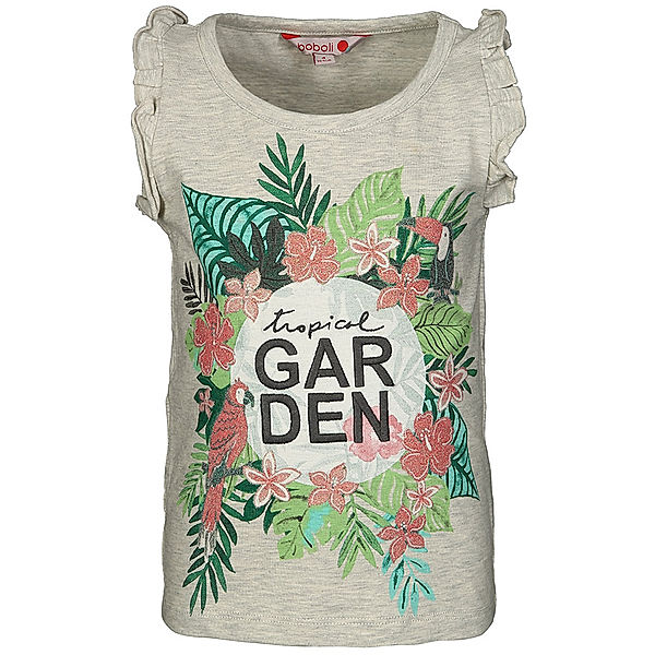 Boboli Top TROPICAL GARDEN in beige melange