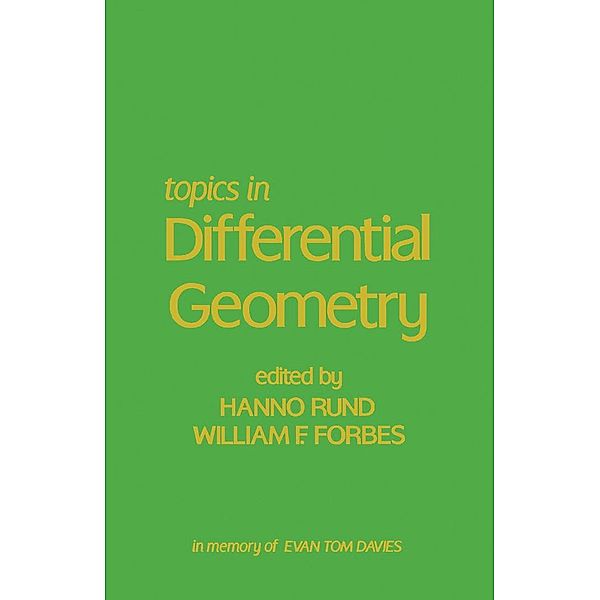 Topics in Differential Geometry