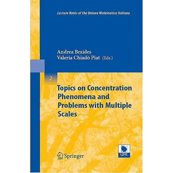 Topics on Concentration Phenomena and Problems with Multiple Scales / Lecture Notes of the Unione Matematica Italiana Bd.2