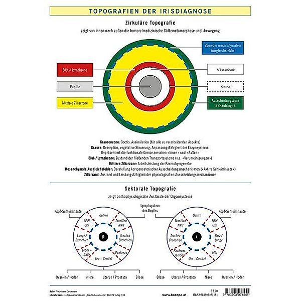 Topografien der Irisdiagnose, Poster, Friedemann Garvelmann