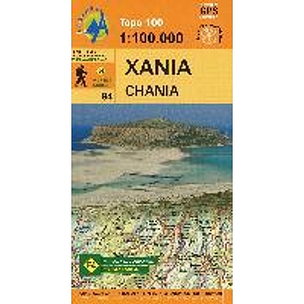 Topografische Landkarte Griechenland 94 Chania (Kreta)  1 : 100 000