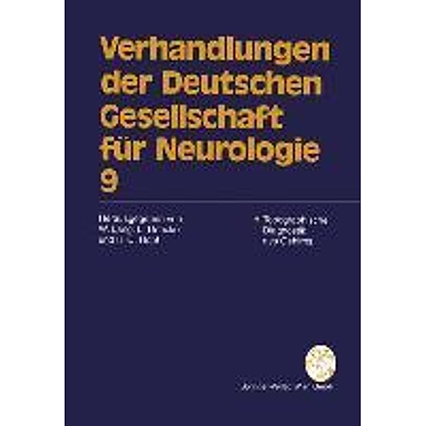 Topographische Diagnostik des Gehirns / Verhandlungen der Deutschen Gesellschaft für Neurologie Bd.9