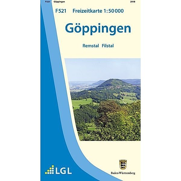 Topographische Freizeitkarte Baden-Württemberg Göppingen