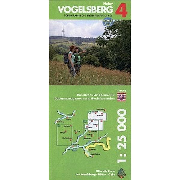 Topographische Freizeitkarte Hessen (1 : 25.000) - Hoher Vogelsberg