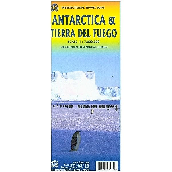 Topographische Karte Antartica