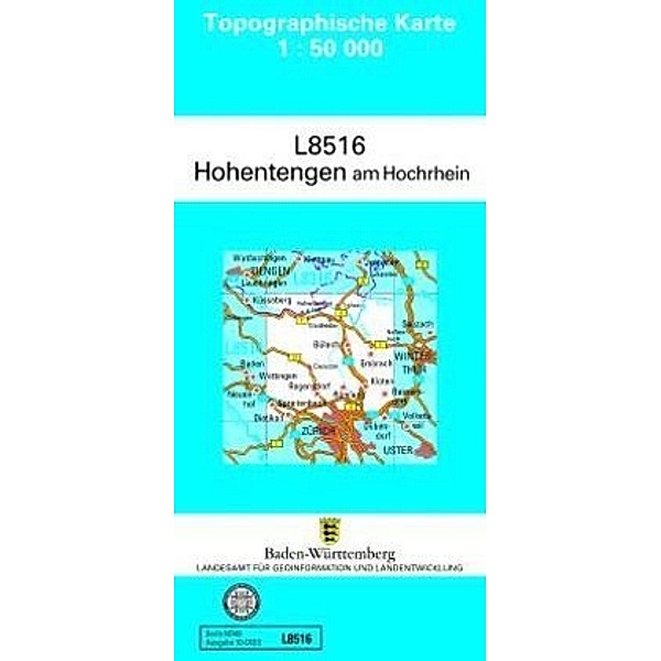 Topographische Karte Baden-Württemberg, Zivilmilitärische Ausgabe / L8514 / Topographische Karte Baden-Württemberg, Zivilmilitärische Ausgabe - Laufenburg (Baden)