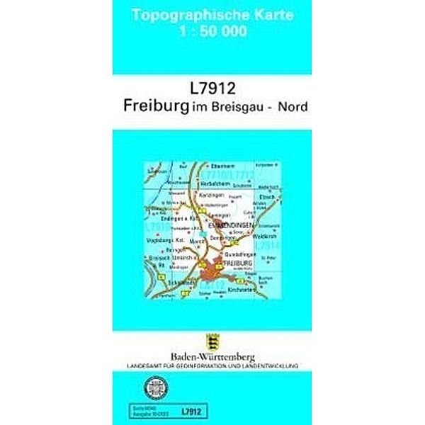 Topographische Karte Baden-Württemberg, Zivilmilitärische Ausgabe - Freiburg Im Breisgau-Nord