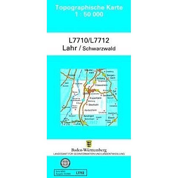 Topographische Karte Baden-Württemberg, Zivilmilitärische Ausgabe / L7710/L7712 / Topographische Karte Baden-Württemberg, Zivilmilitärische Ausgabe - Lahr / Schwarzwald