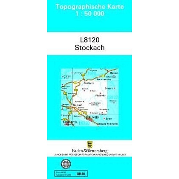 Topographische Karte Baden-Württemberg, Zivilmilitärische Ausgabe / L8120 / Topographische Karte Baden-Württemberg, Zivilmilitärische Ausgabe - Stockach