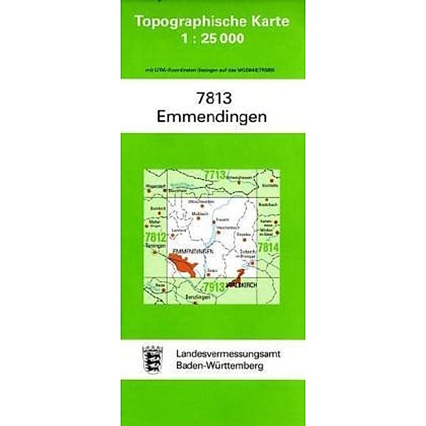 Topographische Karte Baden-Württemberg Emmendingen