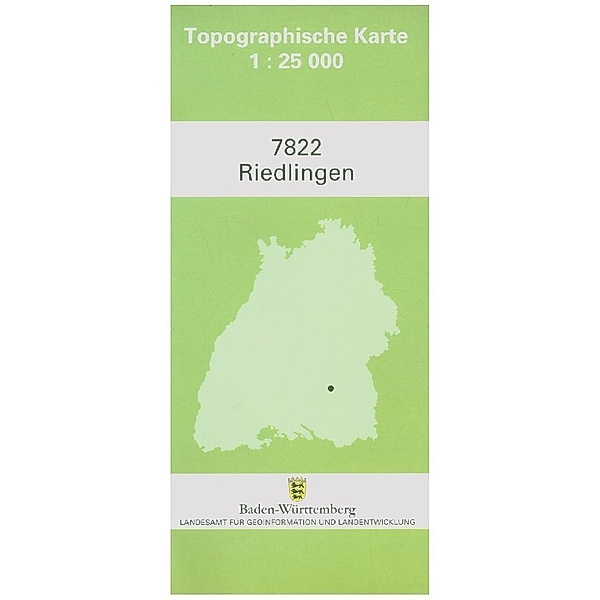 Topographische Karte Baden-Württemberg Riedlingen