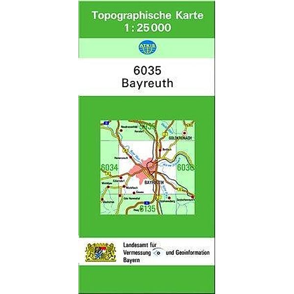 Topographische Karte Bayern Bayreuth, Breitband und Vermessung, Bayern Landesamt für Digitalisierung