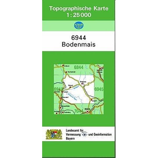 Topographische Karte Bayern Bodenmais, Breitband und Vermessung, Bayern Landesamt für Digitalisierung