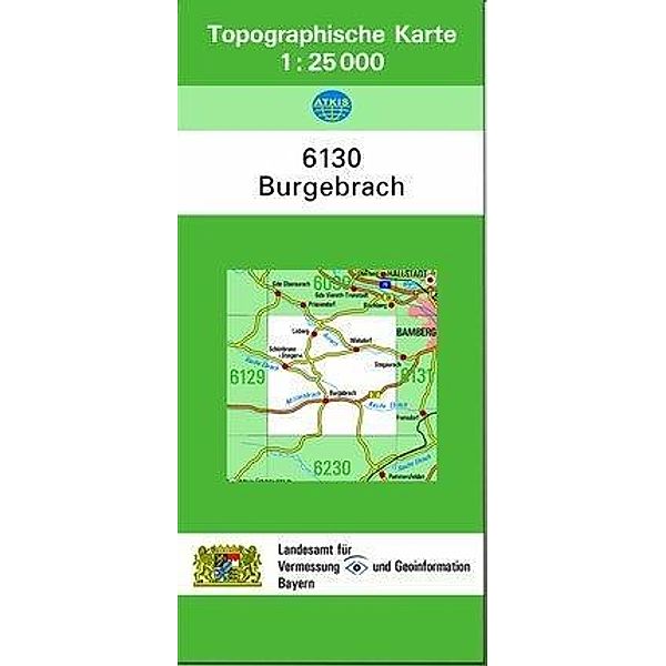 Topographische Karte Bayern Burgebrach, Breitband und Vermessung, Bayern Landesamt für Digitalisierung